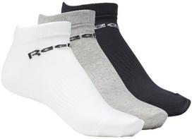 Kojinės vyrams Reebok Act Core Low Cut So White Black Grey GH8229, juodos