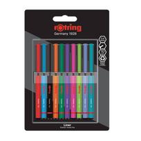 Spalvotų rašiklių rinkinys Rotring Linner, 2166220, 10 vnt.