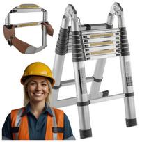 Teleskopinės kopėčios StandHeiz, 150 kg., 260 cm 2,6 m.