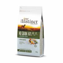 True Instinct NO GRAIN suaugusiems vidutininių/didelių veislių šunims su šviežia lašiša ir bulvėmis, 12 kg