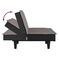 Dvivietė sofa-lova vidaXL, ruda, Rusva