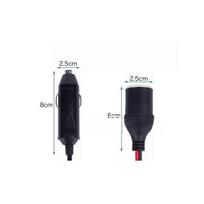 ADAPTERIS AUTOMOBILINIO ĮKROVIKLIO LIZDŲ DALINTUVAS 4 IN 1 12V/24V