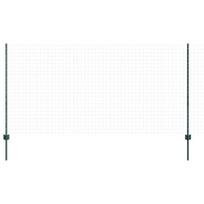 vidaXL Tvorelės stulpas 44 pcs Žalia 160 cm Plienas