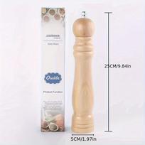 25 cm medinis pipirų malūnėlis rankinis virtuvei ,  Žurnalas