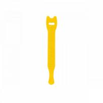Daugiafunkciniai Velcro tvirtinimo dirželiai Bradas TR, 10 x 100 mm, 10 vnt, yellow
