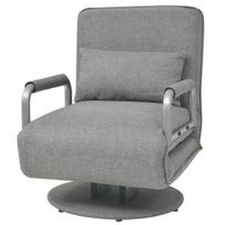 Svetainės krėslas，Supamoji kėdė ir sofa-lova, šviesiai pilka, audinys CFE818337