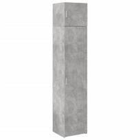 vidaXL Siaura spintelė daiktams, betono pilka, 45x42,5x225cm, mediena