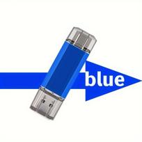 USB laikmena USB Type-C 2in1 atminties laikmena,  Mėlyna