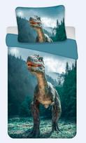 Vaikiškas patalynės komplektas Dinosaur Blue 140x200, 2 dalių