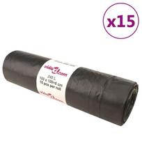 VidaXL šiukšlių maišai 240 L, 150 vnt.