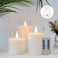 LED žvakių rinkinys su pultu
