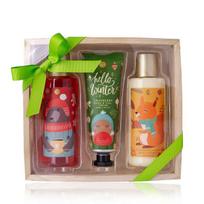 Vonios komplektas Accentra Hello Winter: dušo želė, 150 ml + kūno losjonas, 150 ml + rankų kremas, 60 ml