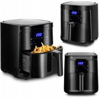 Karšto Oro Gruzdintuvė Aigostar AVA 7L, 1900W, LCD, Be Riebalų, Juoda