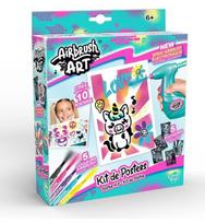 Pučiamų žymeklių rinkinys Airbrush Art Mini Poster Kit