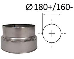 Adapteris. D 180+/160- mm.