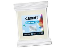 Polimerinis molis Cernit No.1 250g 027 opaque white