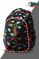 Šviečianti kuprinė COOLPACK JOY LED DINOSAURS A20204