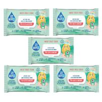 Drėgnas tualetinis popierius GOWIPES Moist Toilet Tissue Kids&Juniors, 5 x 44 vnt