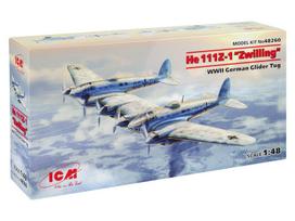 Klijuojamas Modelis ICM 48260 He 111Z-1 Zwilling 1/48