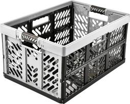 Sulankstoma dėžė, kurios keliamoji galia iki 50kg Ben 54x37x28cm 45L šviesiai sidabro spalvos