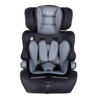 Automobilinis vaiko sėdynės pagrindas Kikid R129, 76-105 cm, juoda-pilka