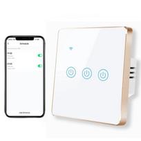 Išmanusis wifi elektros jutiklinio ekrano jungiklis su nuotoline programėle 600W Livman DS-101AL