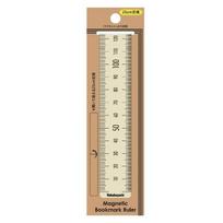 Magnetinis knygos skirtukas-liniuotė Nakabayashi DBR-LW, L-25cm, baltas