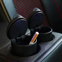 Aukštos kokybės automobilinė peleninė su dangteliu