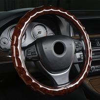 2024 Naujas Stilius Patvari Neslystanti PU Oda Automobilio Vairo Apsauga