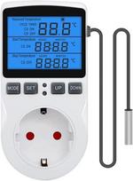Elektriniai jungikliai, kištukiniai lizdai, 230V skaitmeninis termostato lizdas, temperatūros reguliatorius su jutikliu