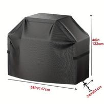 1 vnt vandeniui atsparus kepsninės uždangalas BBQ grillai , 58L X 24W X 48H