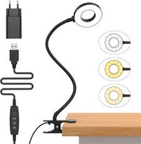 Led skaitymo lempa su lanksčiu kakliuku ir Usb įkrovikliu