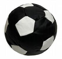 Sėdmaišis-pufas vaikams Ball XXL (40 cm), Black/White