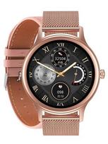 Išmanusis laikrodis moteriškas smartwatch pacific 18-1 - dirželis ir apyrankė: rožinio aukso / rožinės spalvos (sy015a)