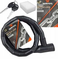 Dviračių saugos sulankstomas užraktas "Walfort Snake Lock BLACK