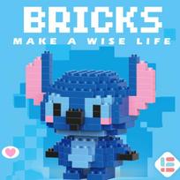 Disney Stitch statybiniai blokeliai