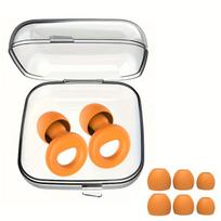 Silikoniniai ausų kamštukai plaukimui, Oranžinė