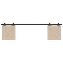 Stumdomų spintelių durų komplektas 200 cm anglinis plienas