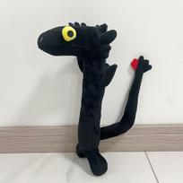 Šokantis pliušinis dinozauras, 35 cm / 13,78 juodos spalvos