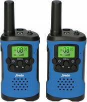 Alecto FR115RD - 2 vnt. radijo ryšio telefonų vaikams komplektas, nuotolis iki 7 kilometrų, raudona/juoda