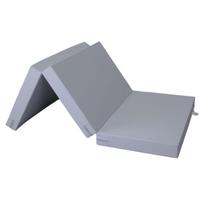 Gimnastikos čiužinys Satellite 180x100x10 cm trijų dalių - pilkas