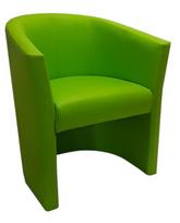 CLUB Eco odos D5 laimo spalvos fotelis