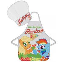 "My Little Pony" 2 dalių vaikiškos prijuostės ir kepurės rinkinys