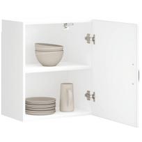 Sieninės virtuvės spintelės 2vnt kalmar white engineered wood