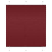 Plisuota žaliuze bordo raudona 120x100 cm audinio plotis