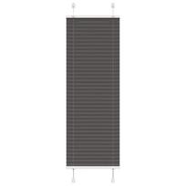 Plisuota žaliuze juoda 40x150 cm audinio plotis 39,4 cm