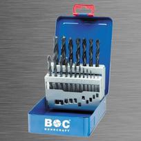 Grąžtų rinkinys Bohrcraft DIN 338 HSS-R/ 1,0 - 10,0 x 0,5 mm, 19 vnt.