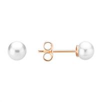 Auksiniai auskarai moterims su perlais Brasco 58519 58519