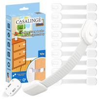 Apsauga stalčiams Casalinge, 10 vnt., Baltas