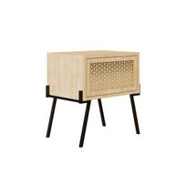 Spintelė prie lovos Decortie Naive, ruda